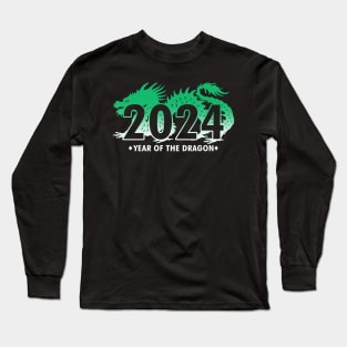 New Year 2024 Year Of The Dragon Cool New Year Long Sleeve T-Shirt